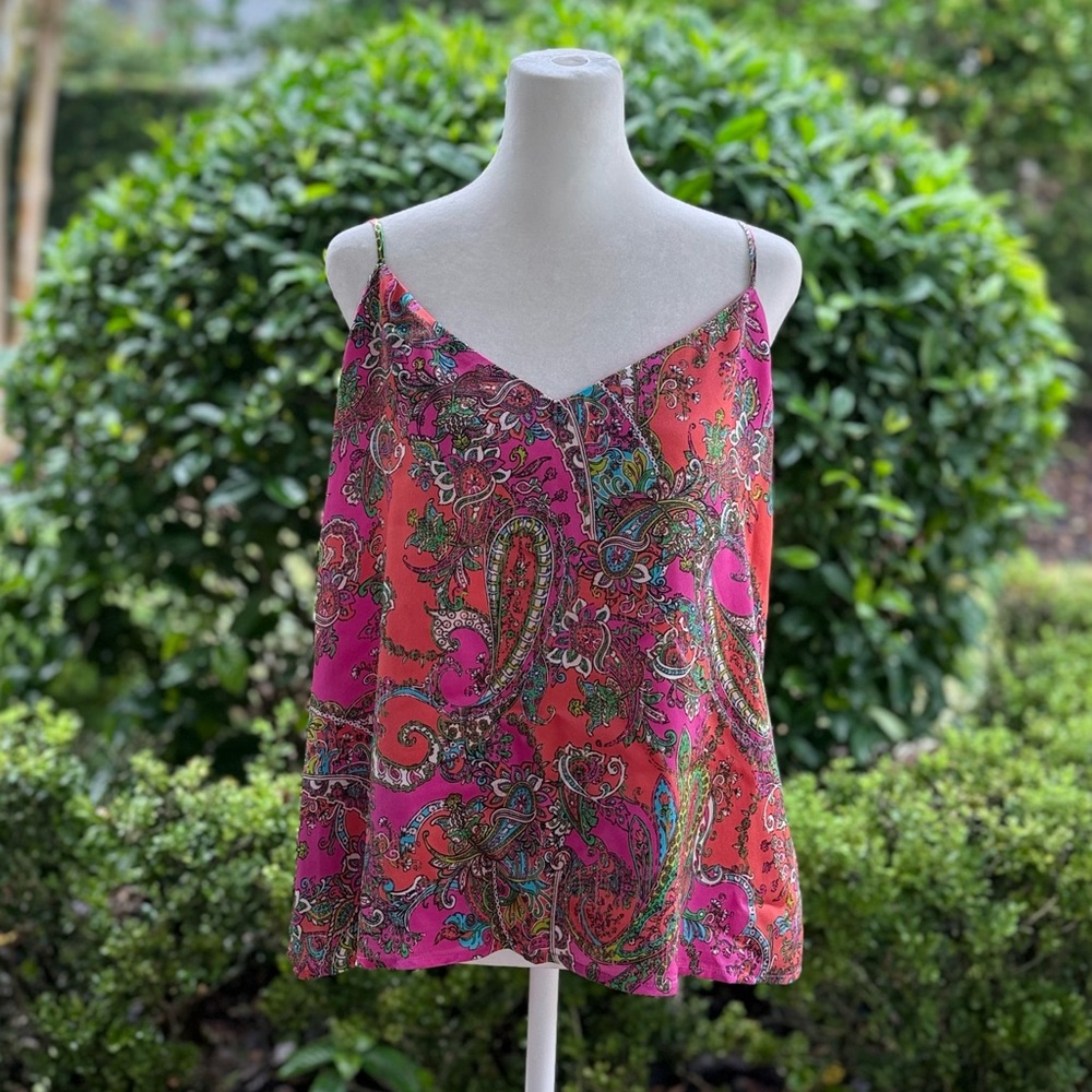L’Agence Silk Camisole Top